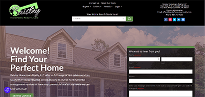 Baisley Hometown Realty Home page